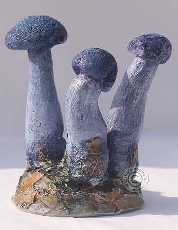 Figurine de Cortinarius violaceus Figurine de Cortinarius violaceus