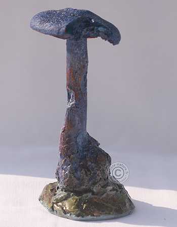 Figurine de Cortinarius violaceus Figurine de Cortinarius violaceus