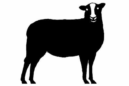 Déco mouton  en acier ou acier corten